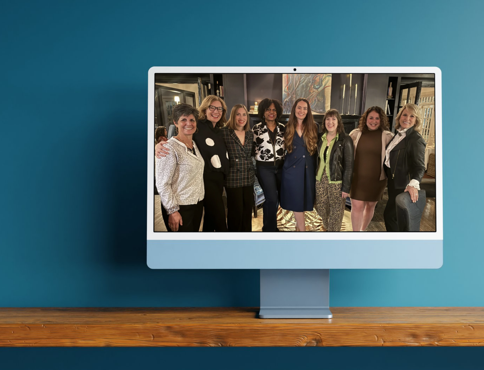 Group press trip photo